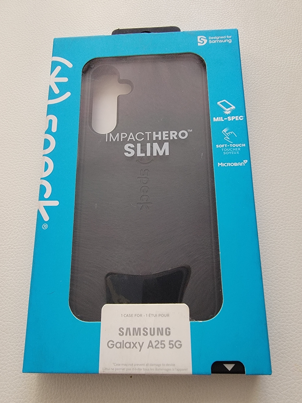 speck ImpactHero Slim Black Phone Case for Samsung Galaxy A25 5G
